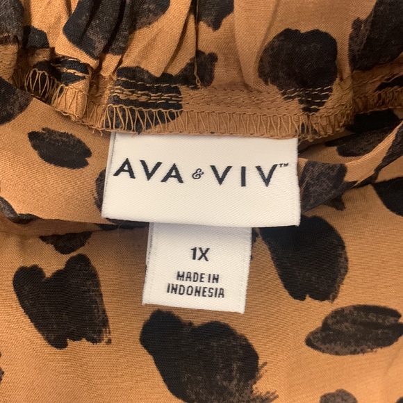 Lightweight animal print skirt size 1x - Picture 3 of 4